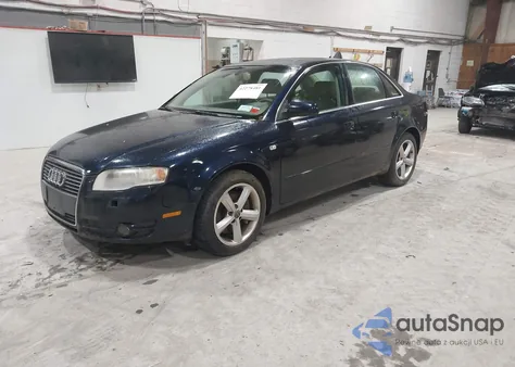 2007 Audi A4 3.2 from USA, damaged, VIN WAUDH78E37A197864